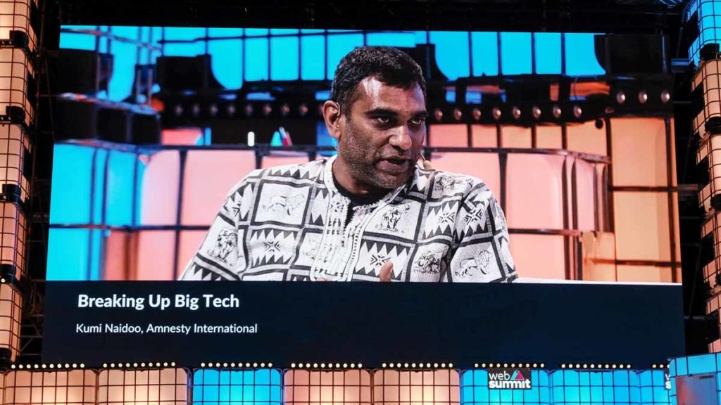 Kumi Naidoo at Web Summit 2019 Amnesty International THE REALISTS