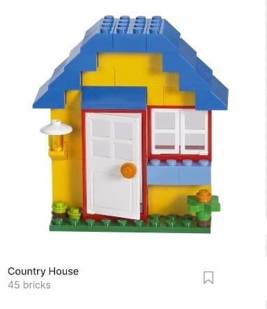 a screenshot showing Brickit's "Country House"